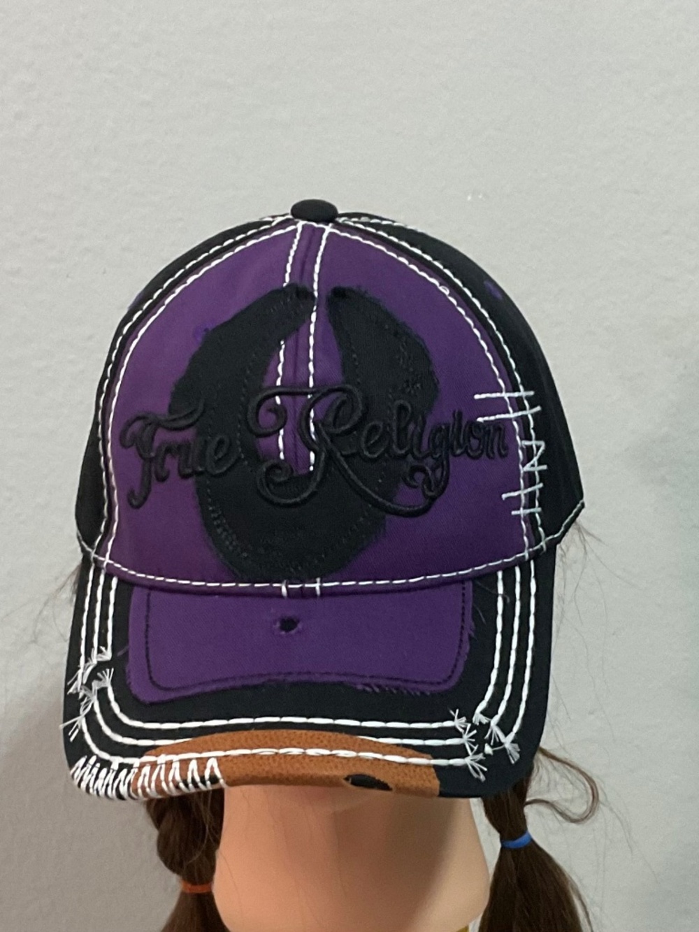 True religion Distressed hat.